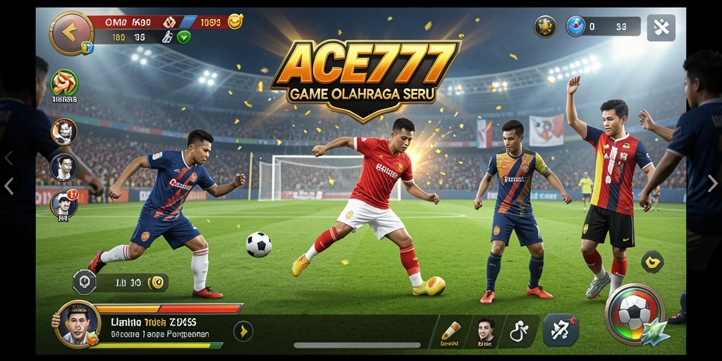 Tampilan gameplay ACE777 yang memukau dan seru saat bermain olahraga.