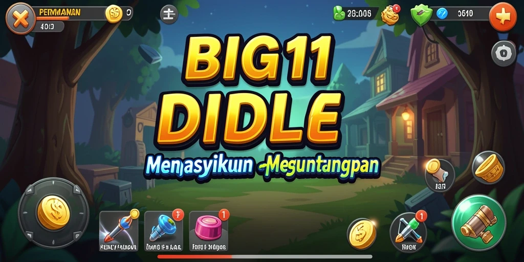Screenshot gameplay yang menunjukkan perkembangan karakter dalam BIG11.