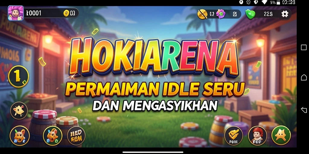 Gameplay HOKIARENA yang menarik dan penuh warna.