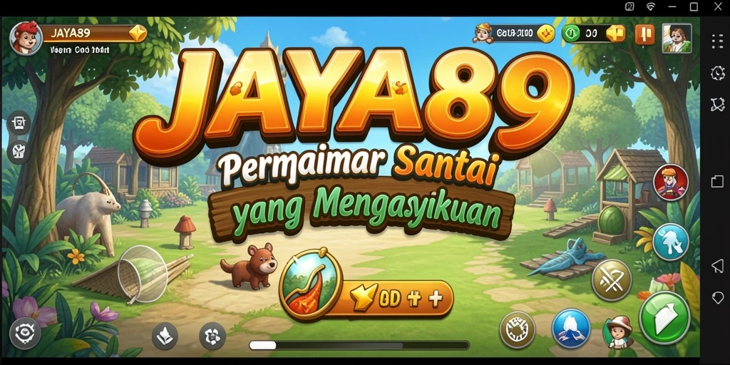 Tampilan gameplay menarik JAYA89 yang penuh warna dan tantangan.