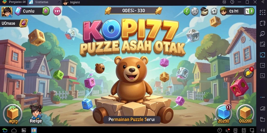 Tampilan gameplay KOPI77 yang menantang dan menarik.