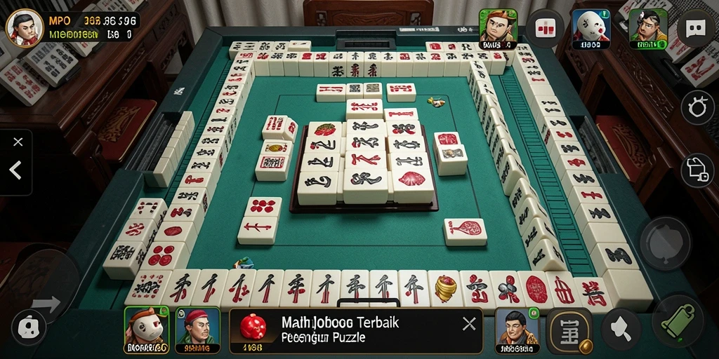 Tampilan menarik dari permainan Mahjong di MPO666 yang penuh warna.
