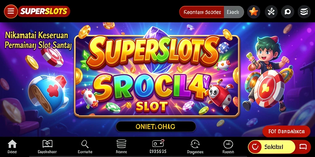 Tampilkan gameplay seru dan menarik di SUPERSLOTS.