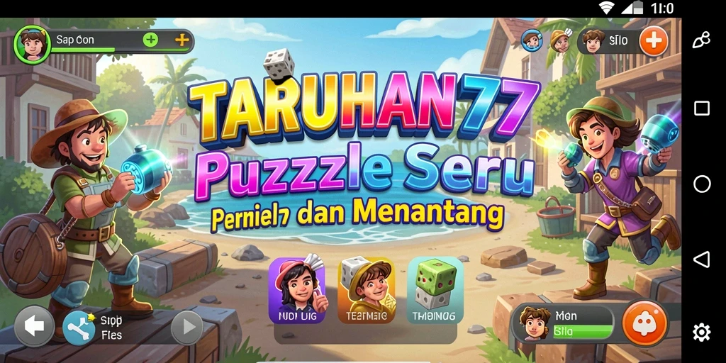 Tampilan menarik dari gameplay TARUHAN77 yang penuh teka-teki.
