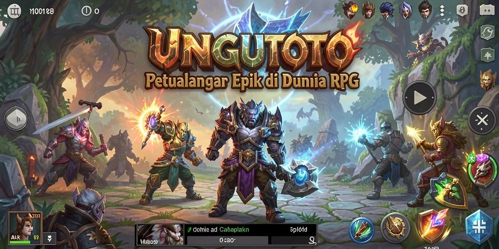 Tangkapan layar UNGUTOTO menampilkan aksi pertempuran yang mendebarkan.