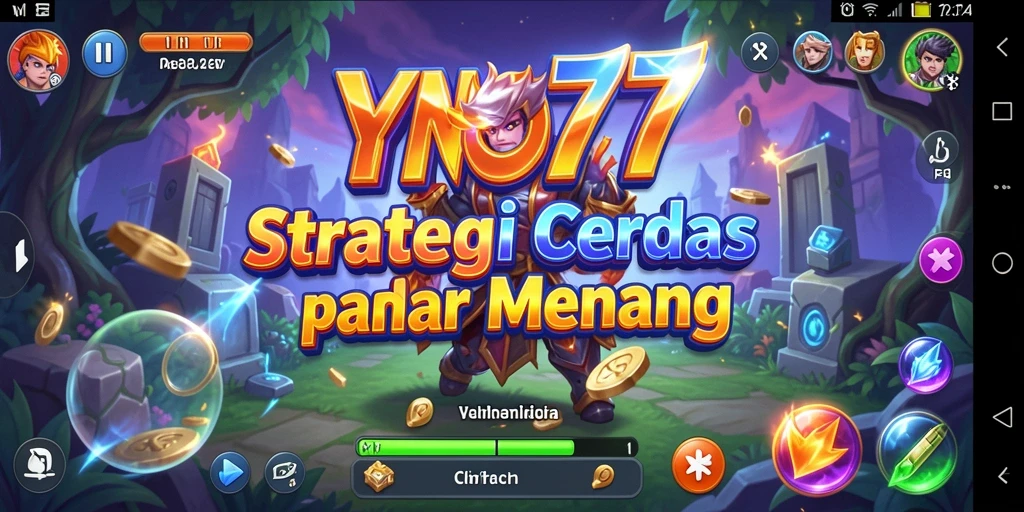 Tampilan permainan strategi yang mendebarkan di YONO777.