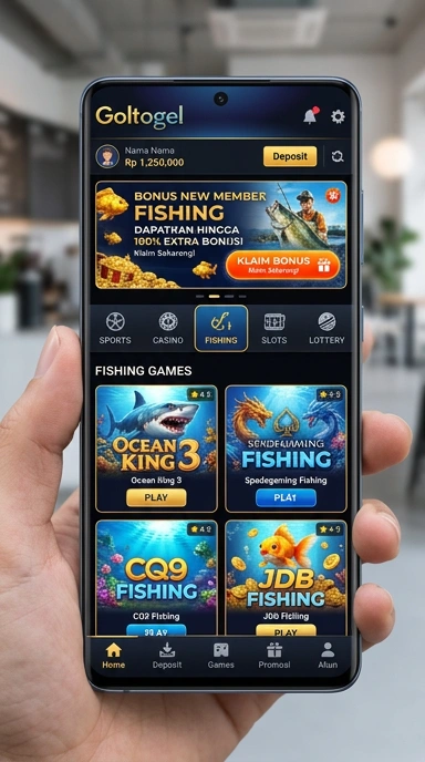 Screenshot dari proses unduh aplikasi di goltogel.